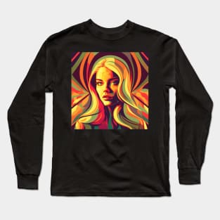 Psychedelic Girl Long Sleeve T-Shirt